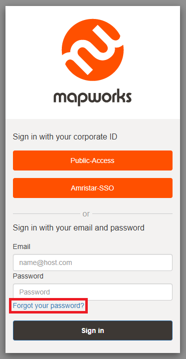 Reset Your Password