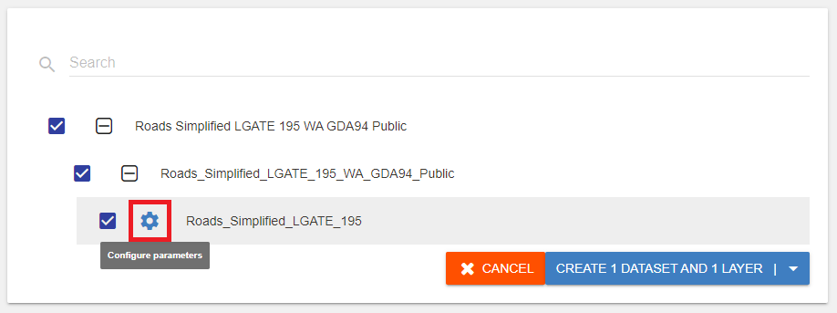 Configuring parameters