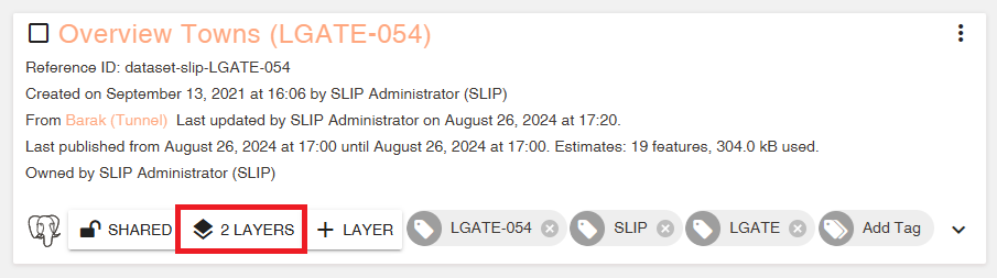 Dataset Child Layers