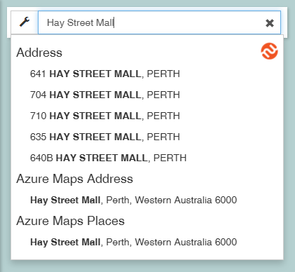 Full Text Search Example Azure Maps