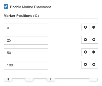 Line Markers Position