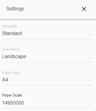 Print to PDF Settings