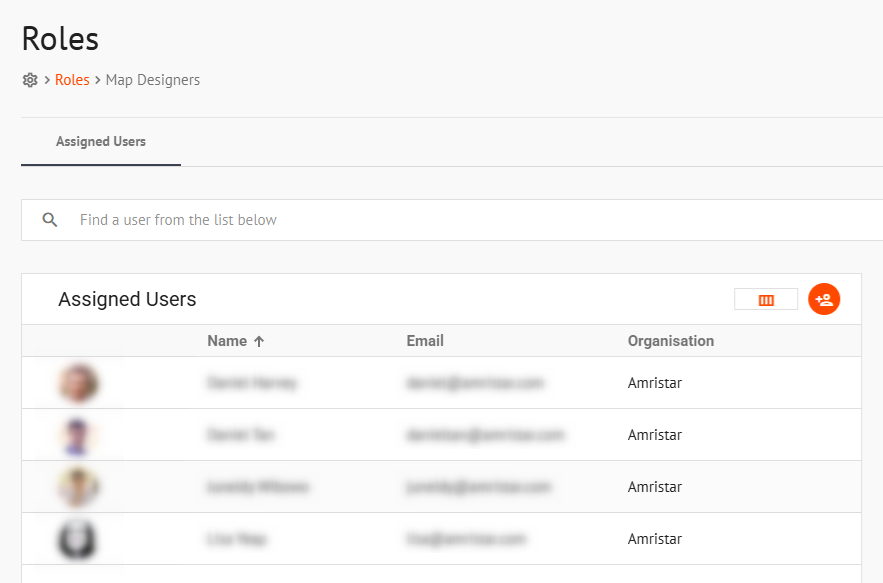 Assigned users