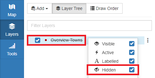 Show Hidden Layers Example