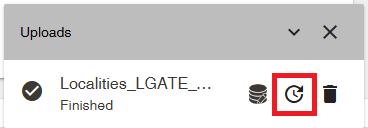 Replace With File Upload Update button