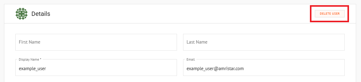 Delete User Profile